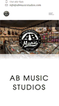 Mobile Screenshot of abmusicstudios.com